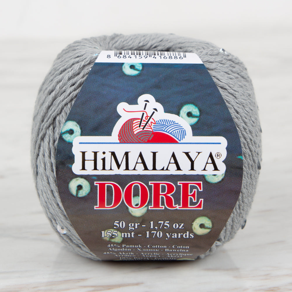 Himalaya Dore Pullu Gri El Örgü İpl - 61422